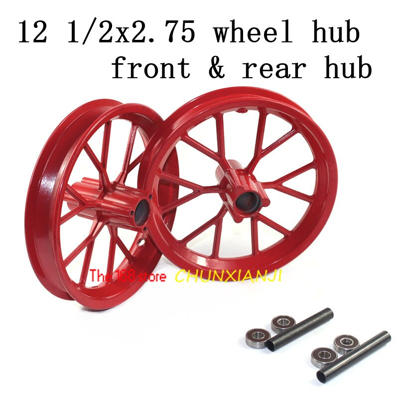 Newest 12 1/2 X 2.75 Wheel Rim 12.5 *2.75 Aluminum Hub for 49cc Motorcycle Mini Dirt Bike Tire MX350 MX400 Scooter