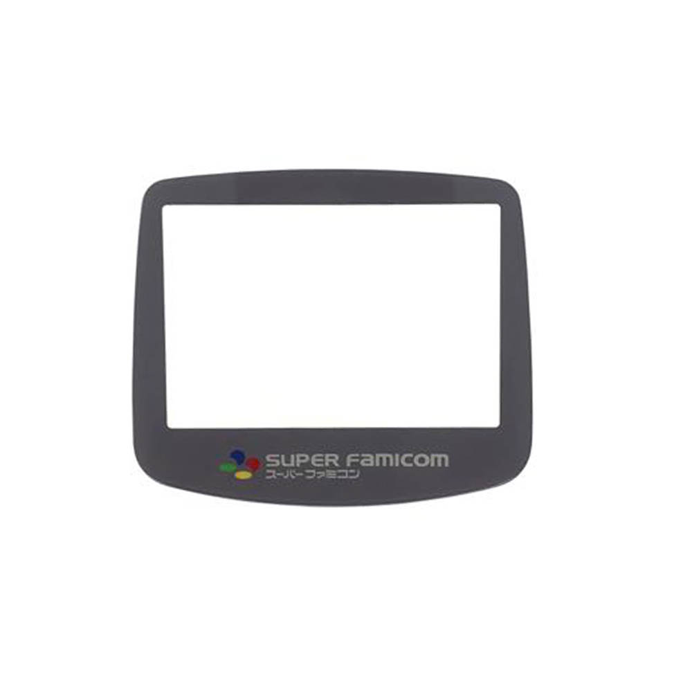 19Colors Original Size Glass Screen Lens For Gamboy Advance Shell Case Cover SFC IQUE /Black Lens /Clear Lens For GBA Screen: SFC Lens