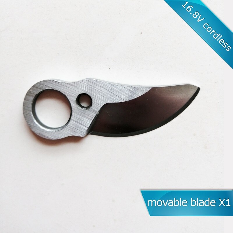 Cordless CE forged blade electric pruning scissors pruners secateurs (German imported blade): movable blade X1