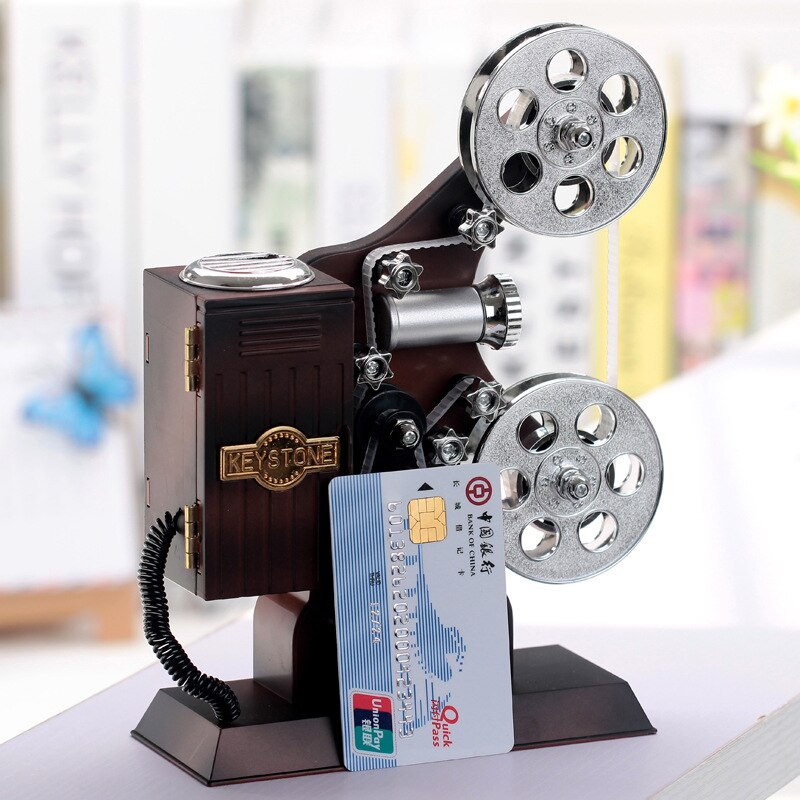 Projector Music Box Classical Style Music Box Jewelry Box Home Furnishings 18 Tones Best Mechanical Clockwork with Screws