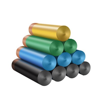 Foldable Waste Bin Hanging Trash Can Collapsible Easy Clean Indoor Kitchen Food Garbage Bucket Under Countertop Sink Rubbish: 5 Roll / L