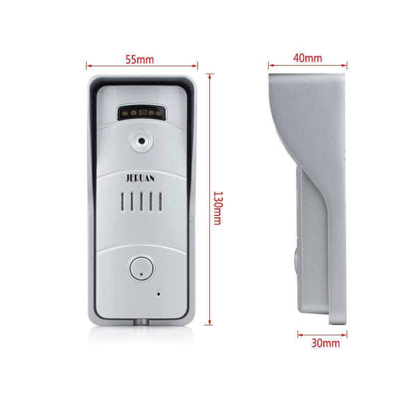 JERUAN al aire libre video intercom doorphone sistema de entrada de 700TVL IR Cámara D5