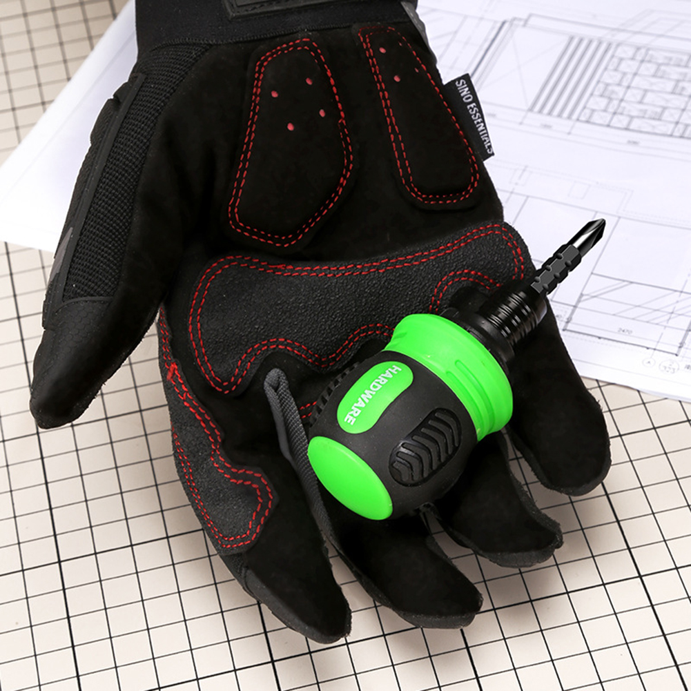 Dual Purpose Slotted/Phillips Screwdriver Cross Word Ratchet Steel Retractable Slotted/Phillips Screwdriver