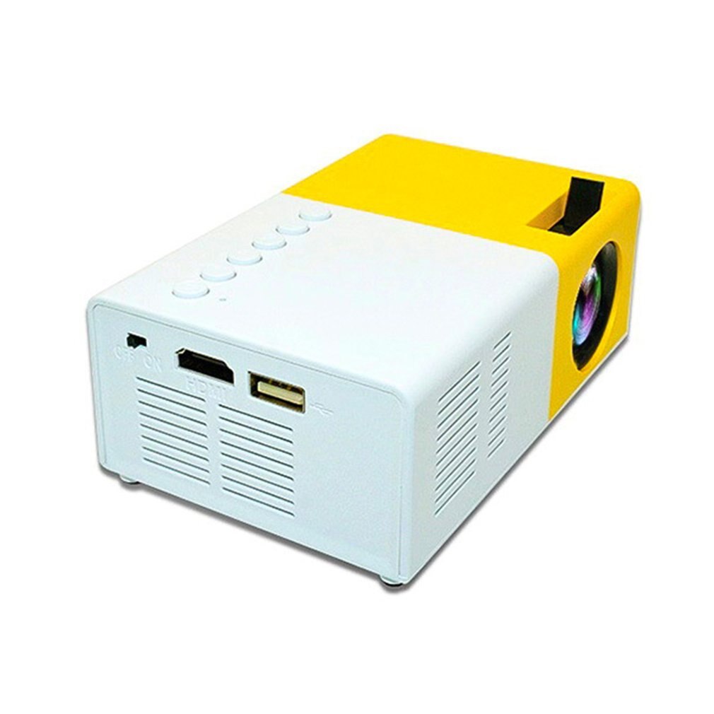 Tragbare Projektor 3D HD LED Heimkino Kino 1080p HDMI-kompatibel USB Audio- Projektor Yg300 Mini Projektor Camara masanori