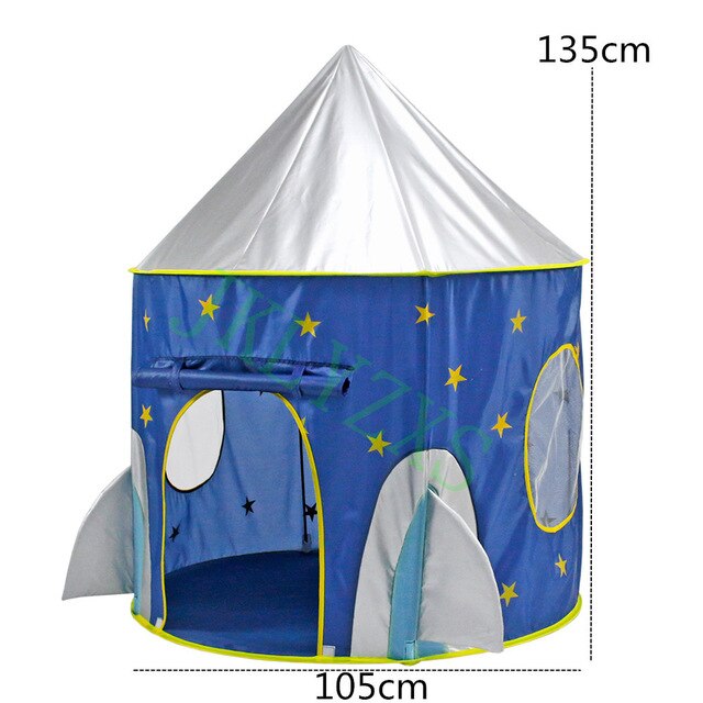 Baby 3 in 1 telt kravle tunnel rumskib telte plads yurt telt pool bold pit spil hus raket skib lege telt bold pool til barn: Jeg telt