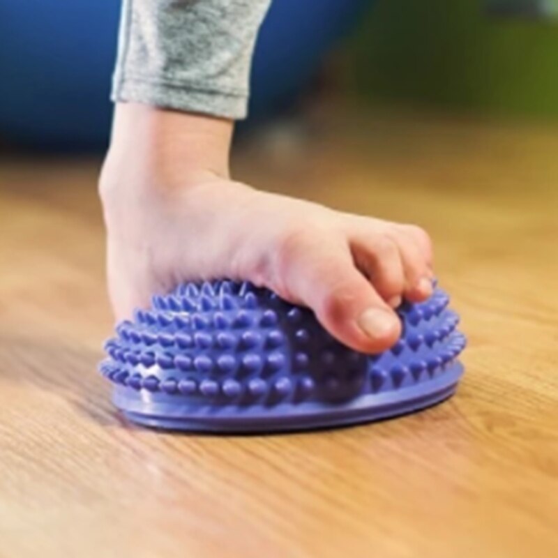 TopInflatable Half Sphere Yoga Balls PVC Mage Exercises Trainer Balancing Ball for Gym Pilates Sport Fitness