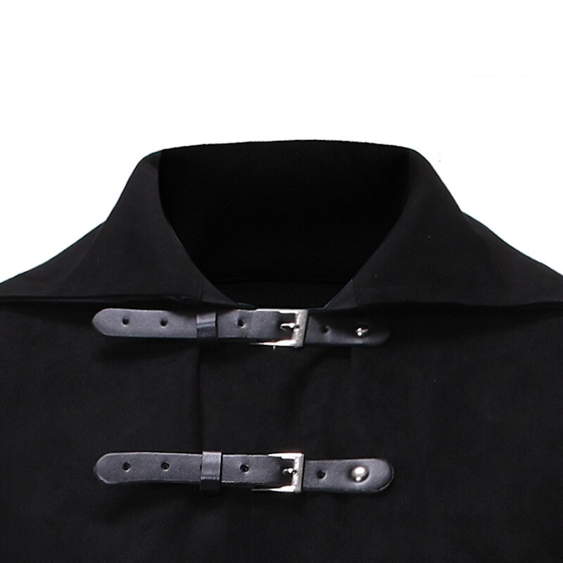 Black Gothic Steampunk Vest Mannen Slim Fit Mouwloze Tailcoat Vest Mannen Middeleeuwse Victoriaanse Cosplay Pak Vest Gilet
