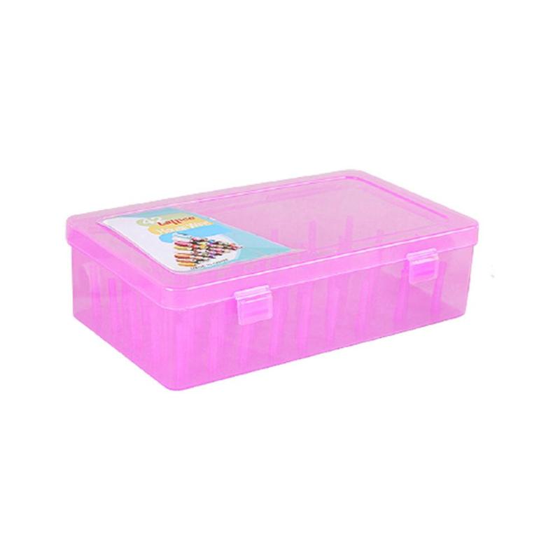 Sewing Thread Storage Box Plastic ThreadBox Household Needle Multifunctional Holder Transparent And Box Special Storage Thr X1N7: B