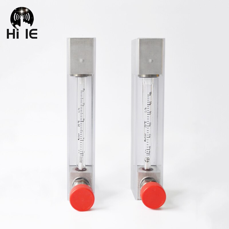 1pc Double Ring Calibration Plexiglass Liquid Flow Meter Float Flowmeter