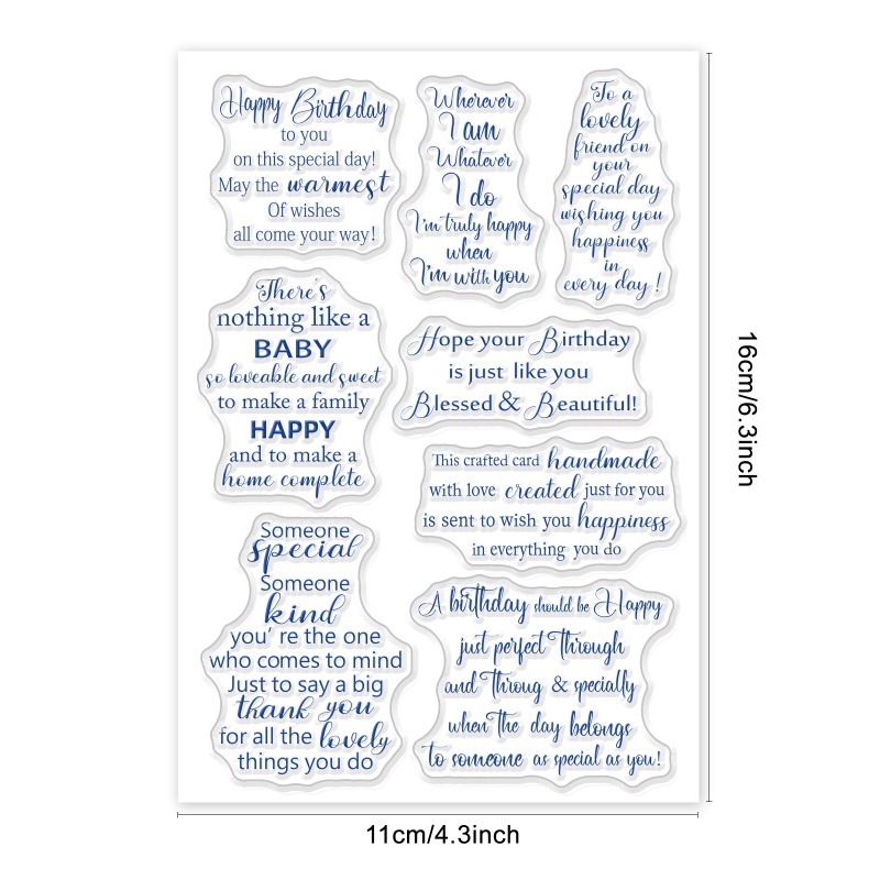 1 vel kalender planner siliconen duidelijke stempels maand week datum tijd transparante stempels voor het maken van kaarten DIY 6,3 x 4,3 inch