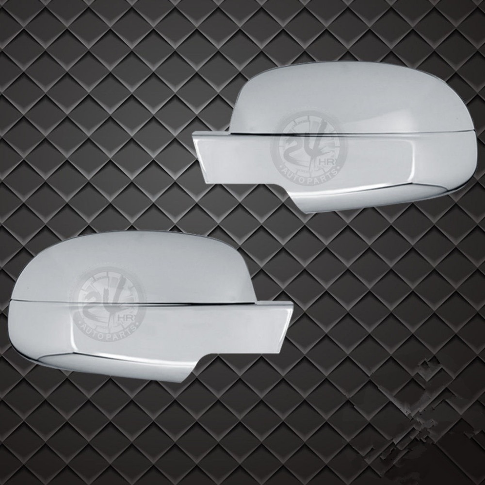 XYIVYG Triple Chrome ABS Mirror Cover 4PCS 2007-14 For 07-14 GMC Sierra 1500 2500 3500 for GMC Yukon XL for Cadillac Escalade