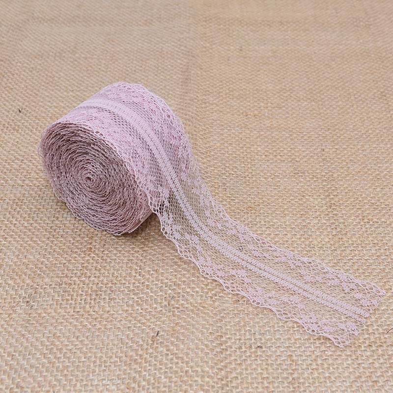 10 m/lot 4cm dentelle Tulle rouleau tissu bobine de mariage bricolage décoration bébé douche Tutu anniversaire décor fête fournitures décoratives: T15 Cameo brown