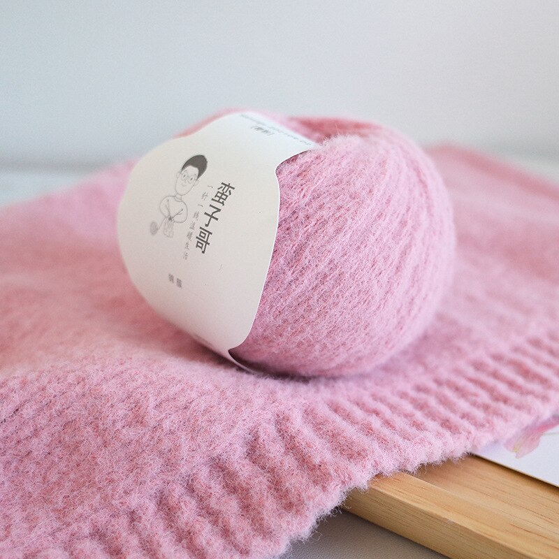 Fil de Mohair amour Angola 55G, fil fin tricoté à la main pour pull de bébé, laine douce au Crochet pour châle écharpe fil fin au Crochet