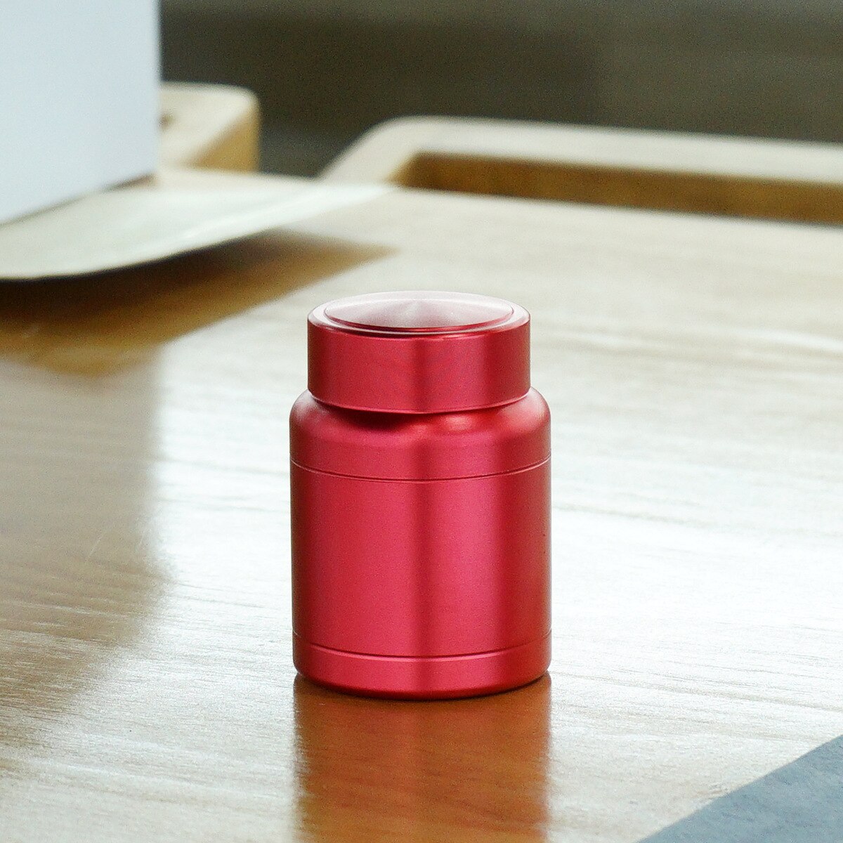 Titanium Alloy Round Mini Pack Tea Caddy Tin Can Canister Set Kitchen Accessories Tea Organizer Tea Box