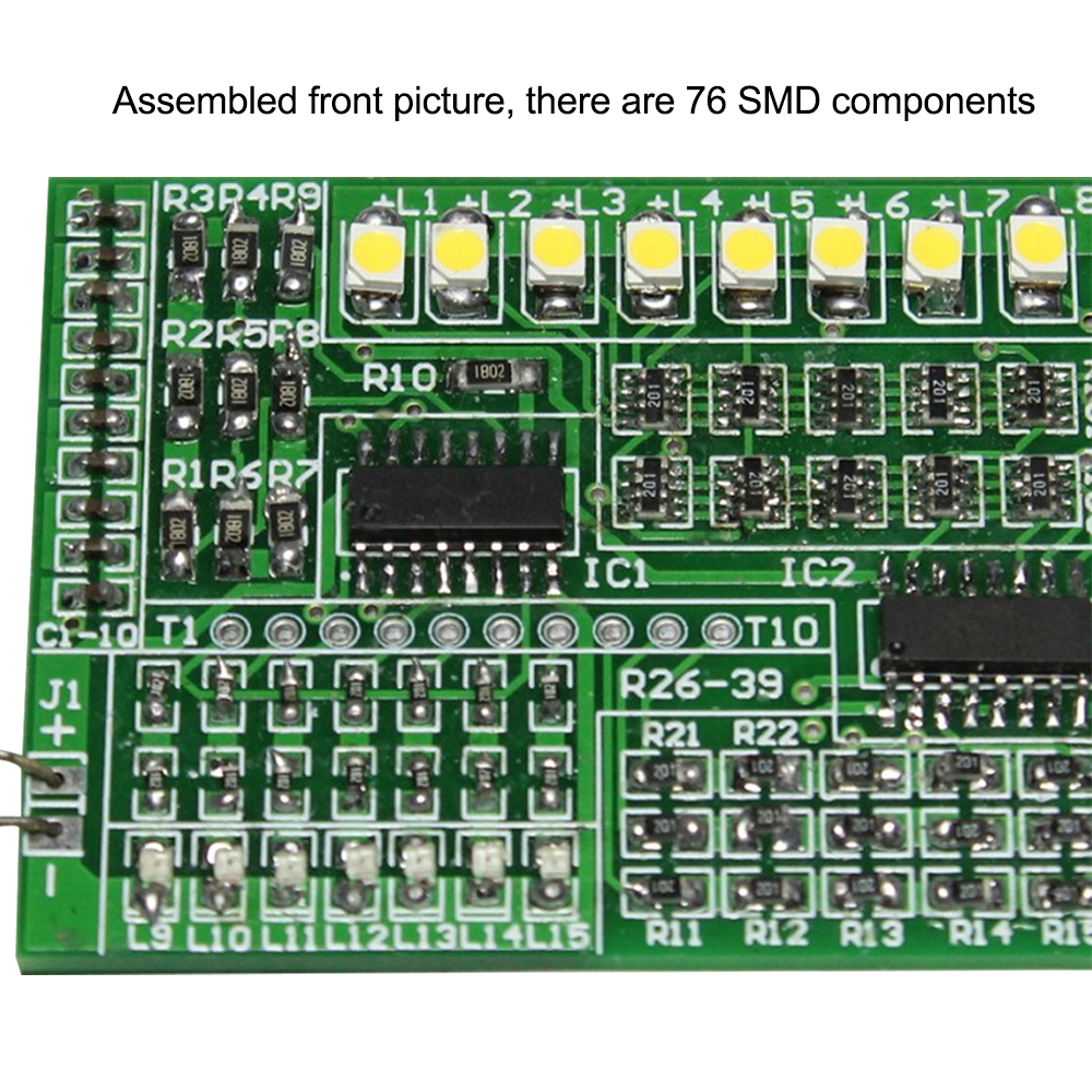 SMT SMD Component Soldering Project Practice Kit Board Resistor Diode Transistor DIY Electronic Kit Welding Learning