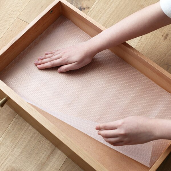 1 stuks lade-inlegmat, kastenmat, transparant, antislip voor garderobekast, keuken,  p7- deurs