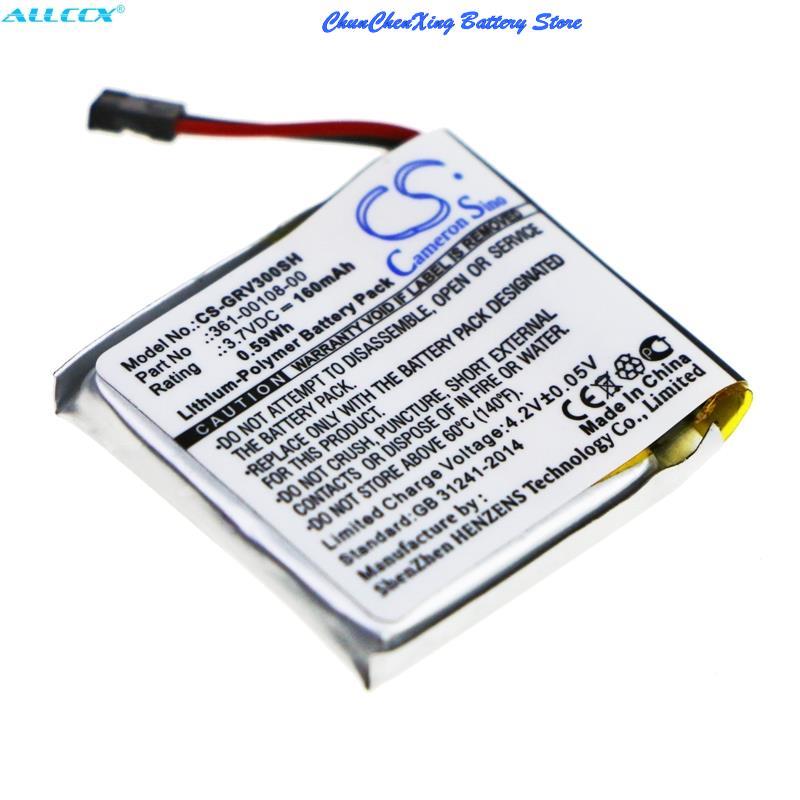 Cameron sino 160 mah batteri 361-00108-00 til garmin vivoactive 3,  vivoactive 3 musik