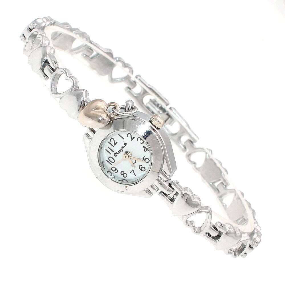Söt dam armband klocka mujer golden relojes liten urtavla kvarts klocka populär armbandsur timme kvinnliga dam klockor: 5