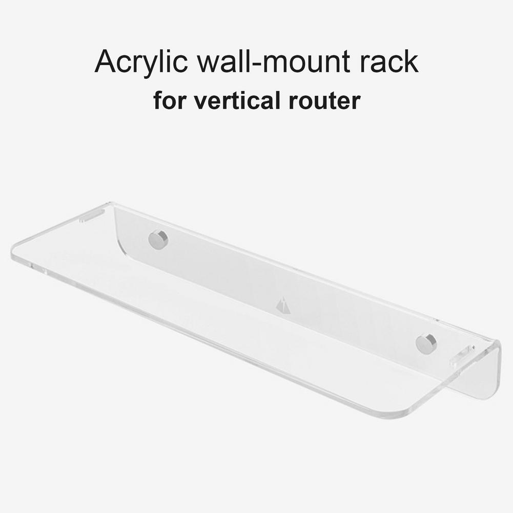 Wandmontage Metalen Draadloze Wifi Router Dozen/Tv Set-Top Box Verticale Router Acryl Muurbeugel Tv Set-Top Box Krachtig