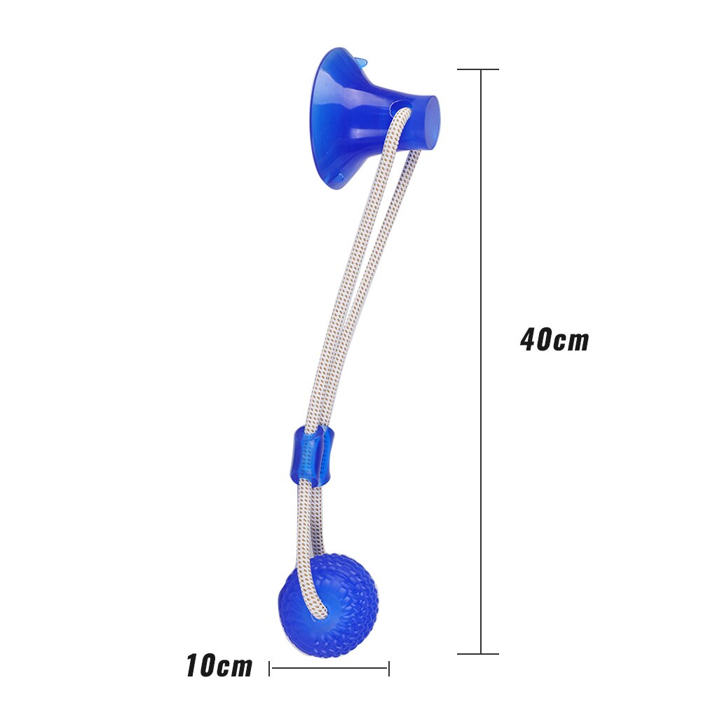 Pet Dog Toys Silicon Suction Cup Tug dog toy Dogs Push Ball Toy Pet Tooth Cleaning Dog Toothbrush for Puppy large Dog Biting Toy