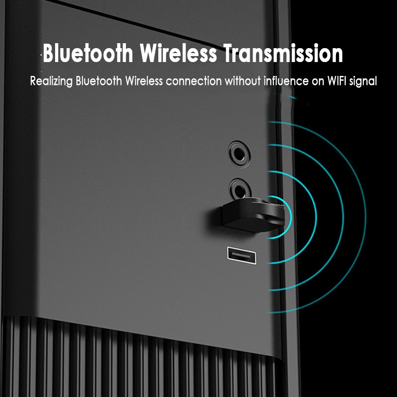 MINI Wireless USB 5.0 Bluetooth Adapter Bluetooth Audio Transmitter Receiver Supports Win8/10 For Computer PC Laptop Tablet