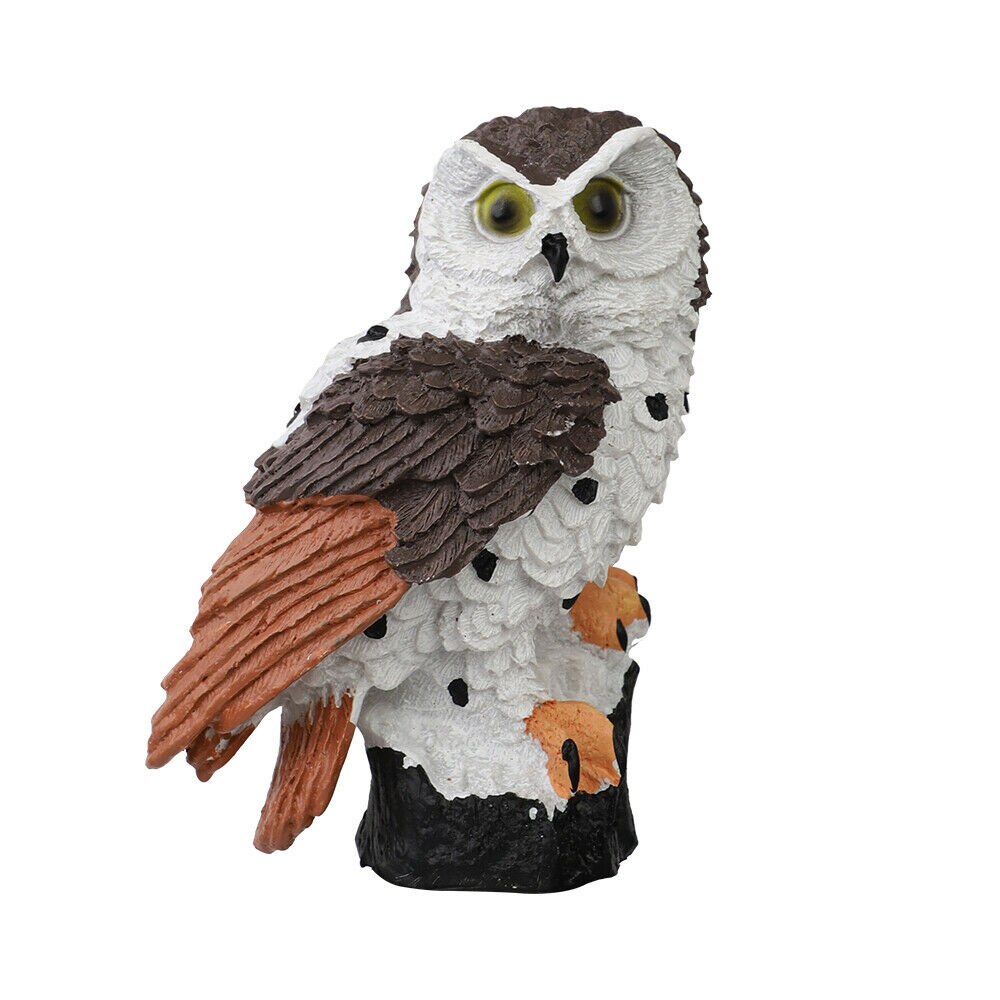 Waterproof Solar Powered Owl Animal Pixie Law LED Landscape Garden Lighting Dusk to Dawn Outdoor Security Path Lights: Photo Color 2