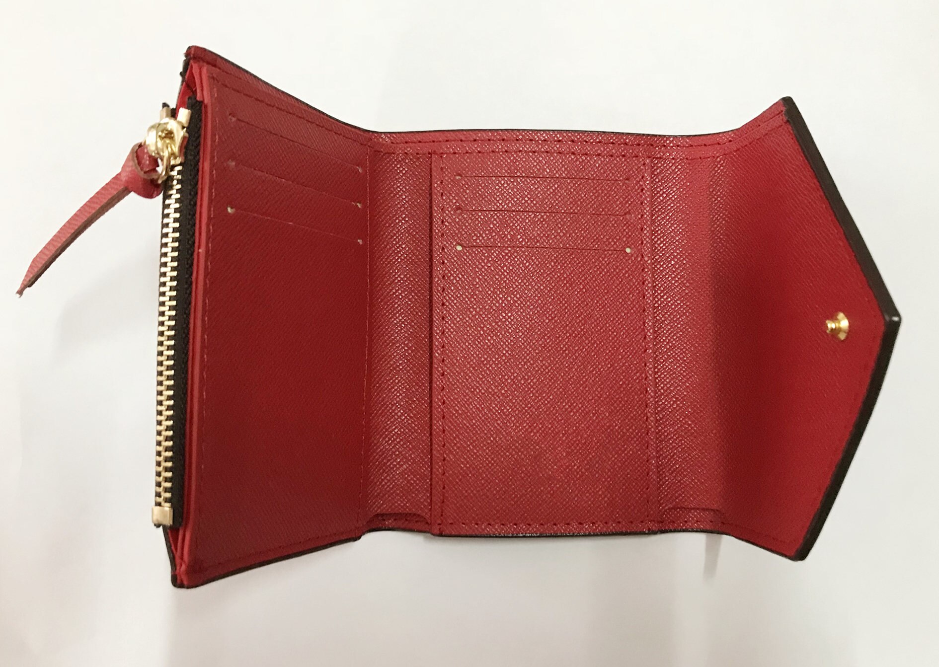 218 # brieftasche frauen 9 farben einzigen reißverschluss pocke frauen brieftasche Dame Null geldbörse damen handtasche kurz: rot