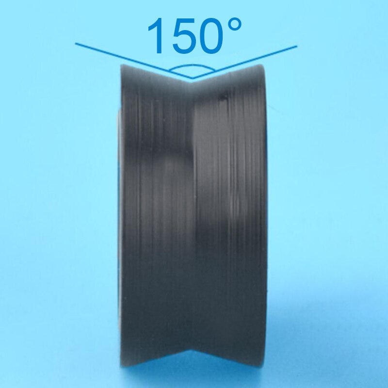 10Pcs V Groef 696Zz Lager Gecoat Nylon Sliding Roller Nylon Lager Wiel
