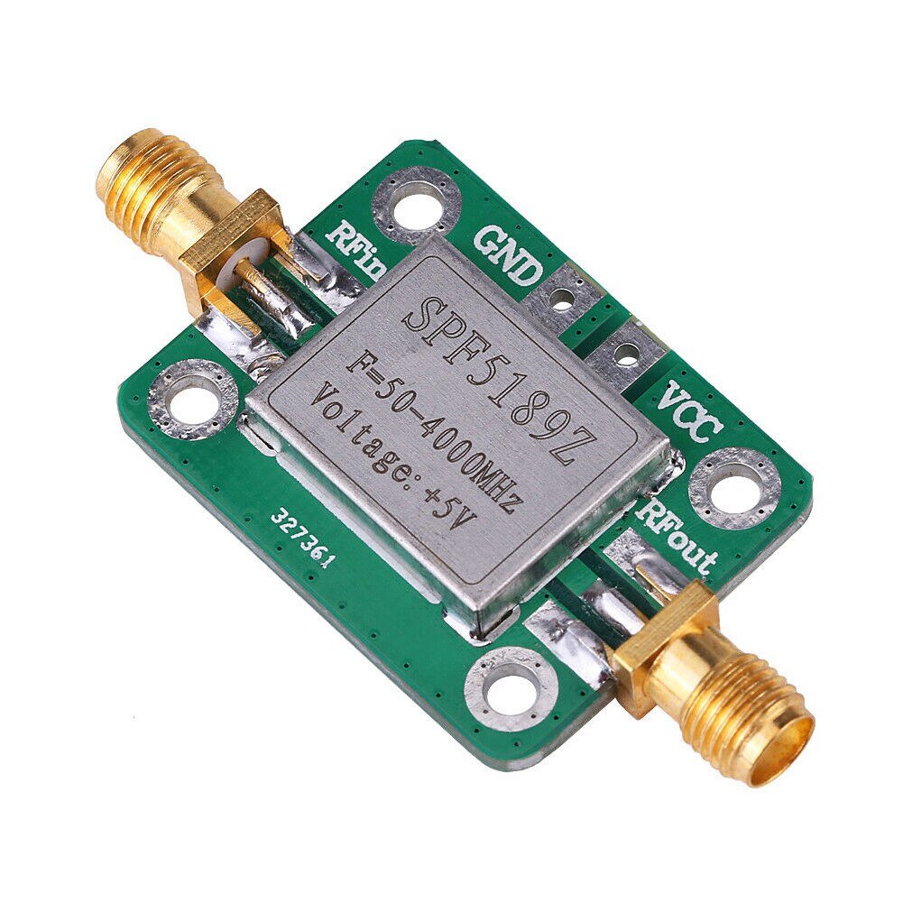 SPF5189 Signal Receiver LNA Radio Frequency Low Noise Amplifier Module Broadband RF Transmitter Wide Use 50-4000MHz