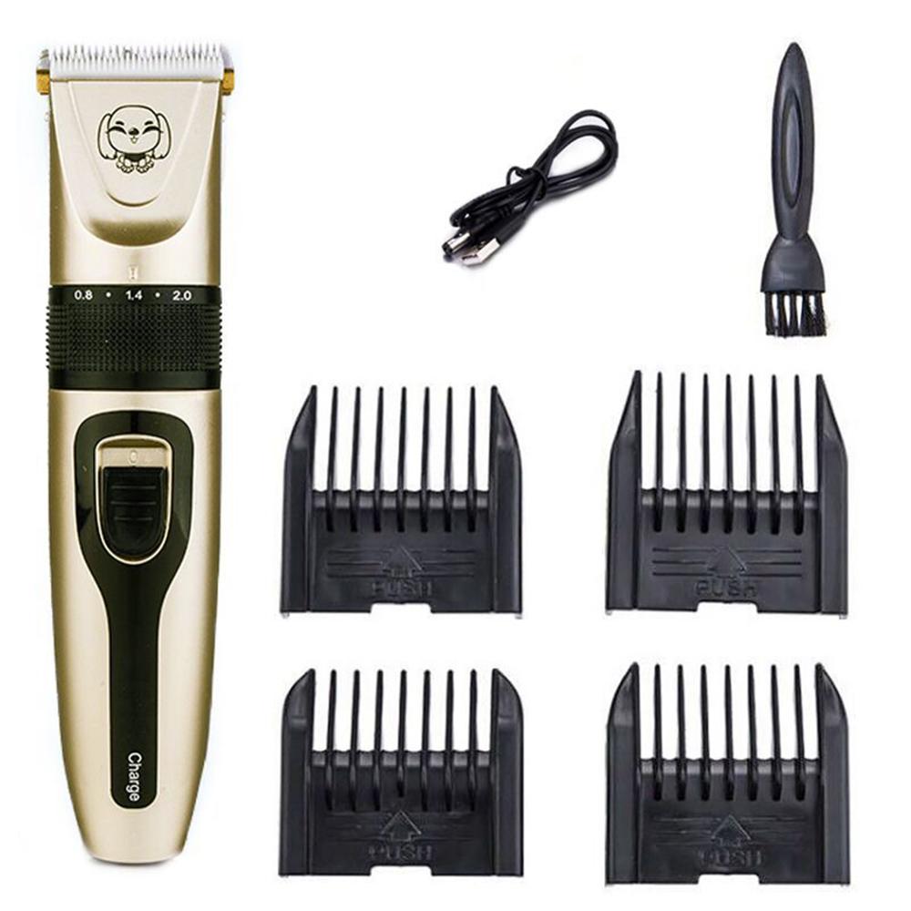 Cortador de pelo para mascotas, cortador de pelo eléctrico recargable por USB para perros y gatos, máquina de corte de pelo para mascotas: 08