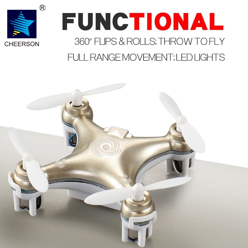 Cheerson CX10A CX-10A 2.4 GHz 4CH RC Mini Drone Quadcopter UFO met Headless Modus Quadrocopter Speelgoed voor kinderen
