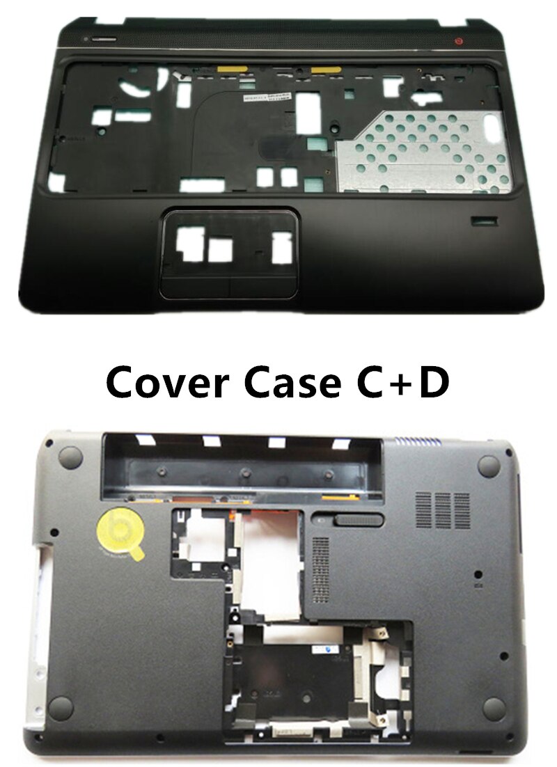 ordinateur portable pour HP DV6-7000 -7100 7200 7002TX 7300 Palmrest couvercle supérieur ou couvercle de Base inférieur boîtier inférieur/RAM couverture Memery: Cover Case C and D