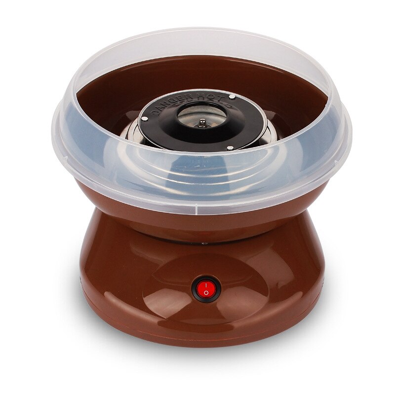 Mini Electric Marshmallow Machine Household Fancy Marshmallow Machine Electric DIY Girl Boy: Bruin