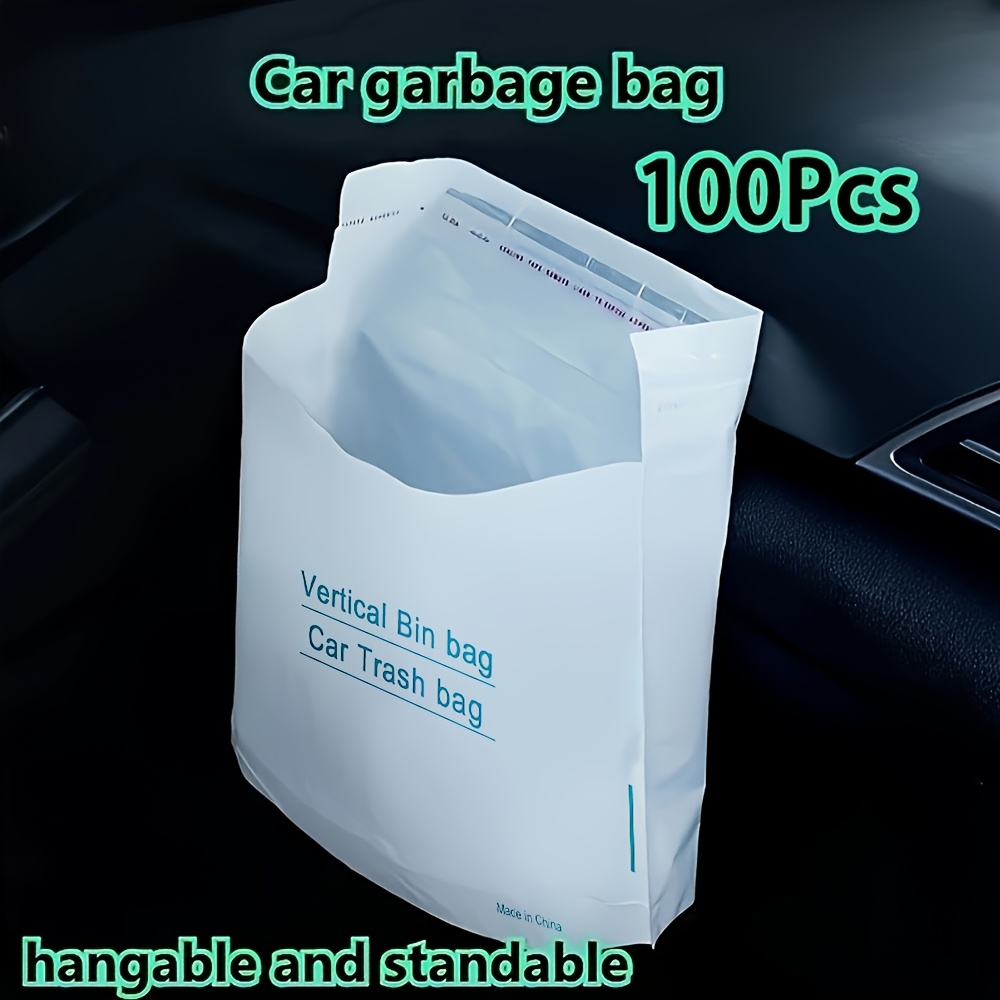 60/100 stuks wegwerpvuilniszakken voor in de auto, braakzak , 20.5 cm x 24.99cm. cm voor auto's, keukens, slaapkamers, studeerkamers, reizen, kamperen: Lichtgroen