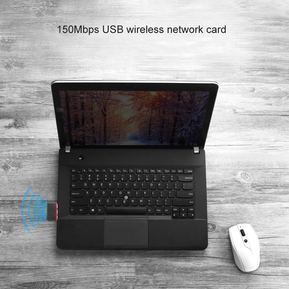 Draagbare Mini Netwerkkaart USB2.0 Wifi Wireless Adapter Netwerk Lan Card 150Mbps 802.11 Ngb RTL8188FTV Adapter Voor Pc Desktop