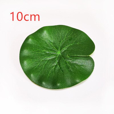 Kunstmatige Lotus Waterlelie Drijvende Bloem Vijver Tank Plant Blad Ornament Thuis Bruiloft Vijver Pool Decoratie: 13