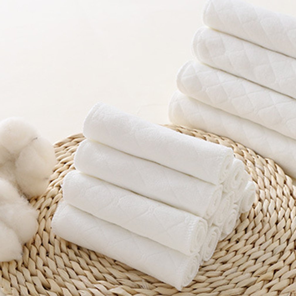 10pcs Disposable Baby Diapers Biodegradable Bamboo Eco Cotton Diapers Breathable Soft Baby Liners Baby Nursing