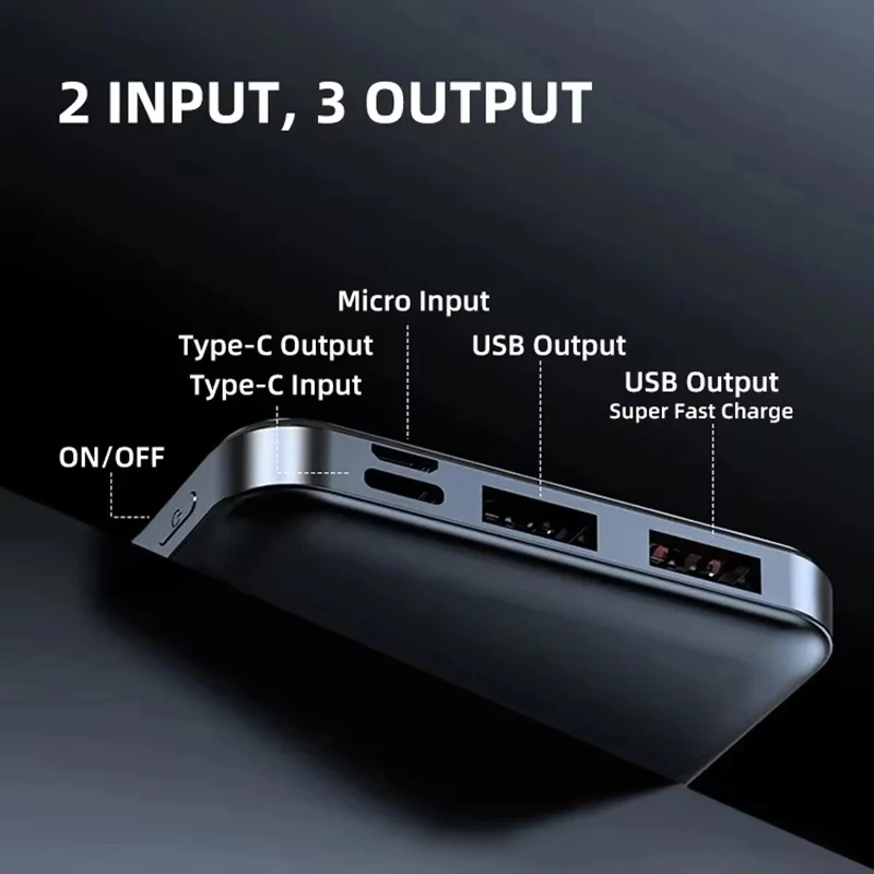 Xiaomi 120W 50000mAh Power Bank Portable Super Fast Charging External Battery Powerbank High Capacity Power Bank For Multi Devic
