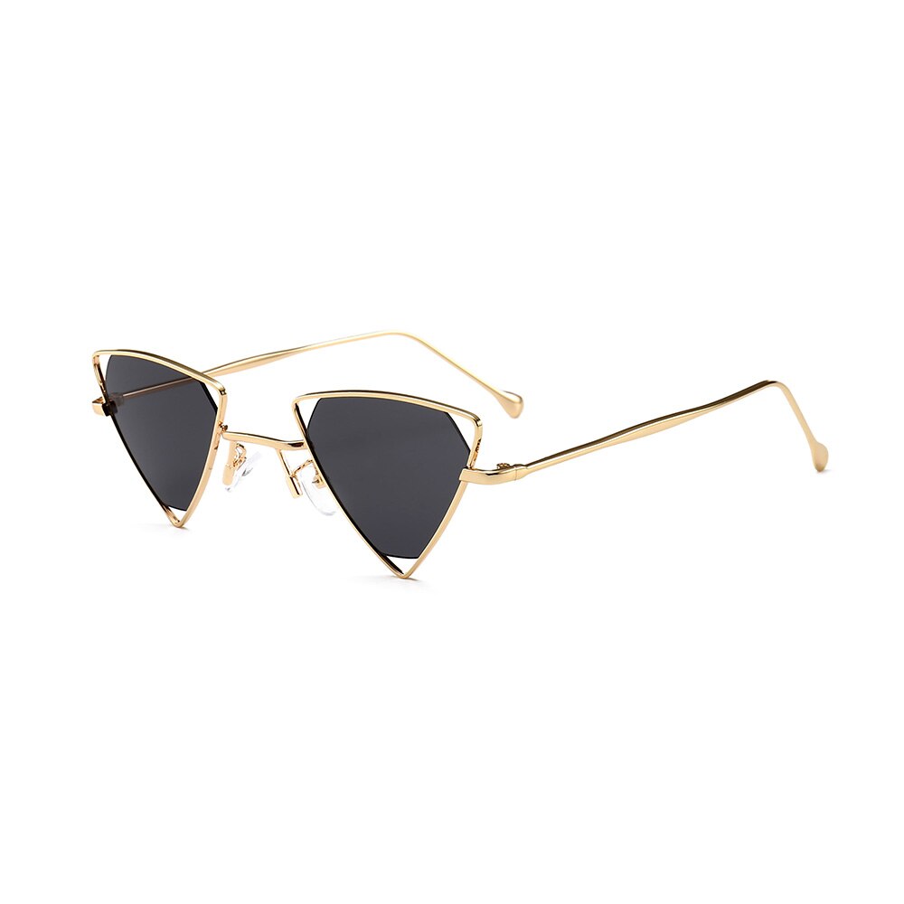 1 stücke Jahrgang Steampunk Dreieck Sonnenbrille Frauen/Männer Metall retro Schattierungen Sonnenbrille auge pflege