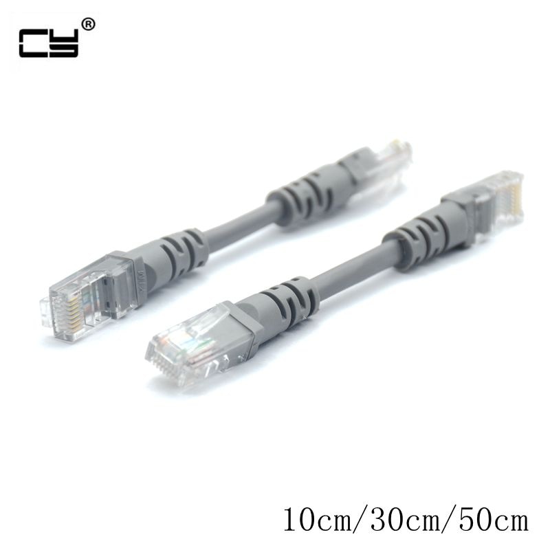 Kat 5 kat 6 kat 5e kat 6e utp ethernet netværkskabel han til han  rj45 patch lan kort kabel 10cm 30cm 50cm 0.1m 0.3m 0.5m
