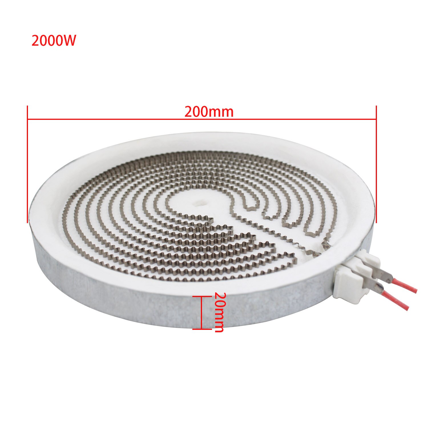 20cm Stove radiant heating element radiant elemental 2000W
