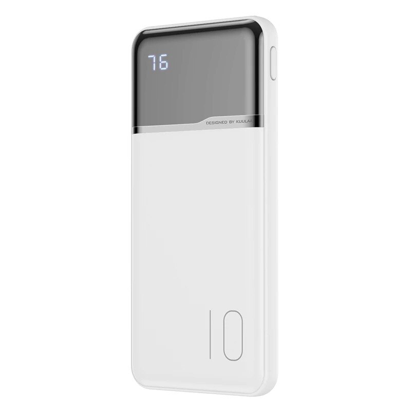 potenza Banca 10000 mAh caricabatterie portatile PowerBank 10000 mAh USB PoverBank caricabatterie esterno per: bianca