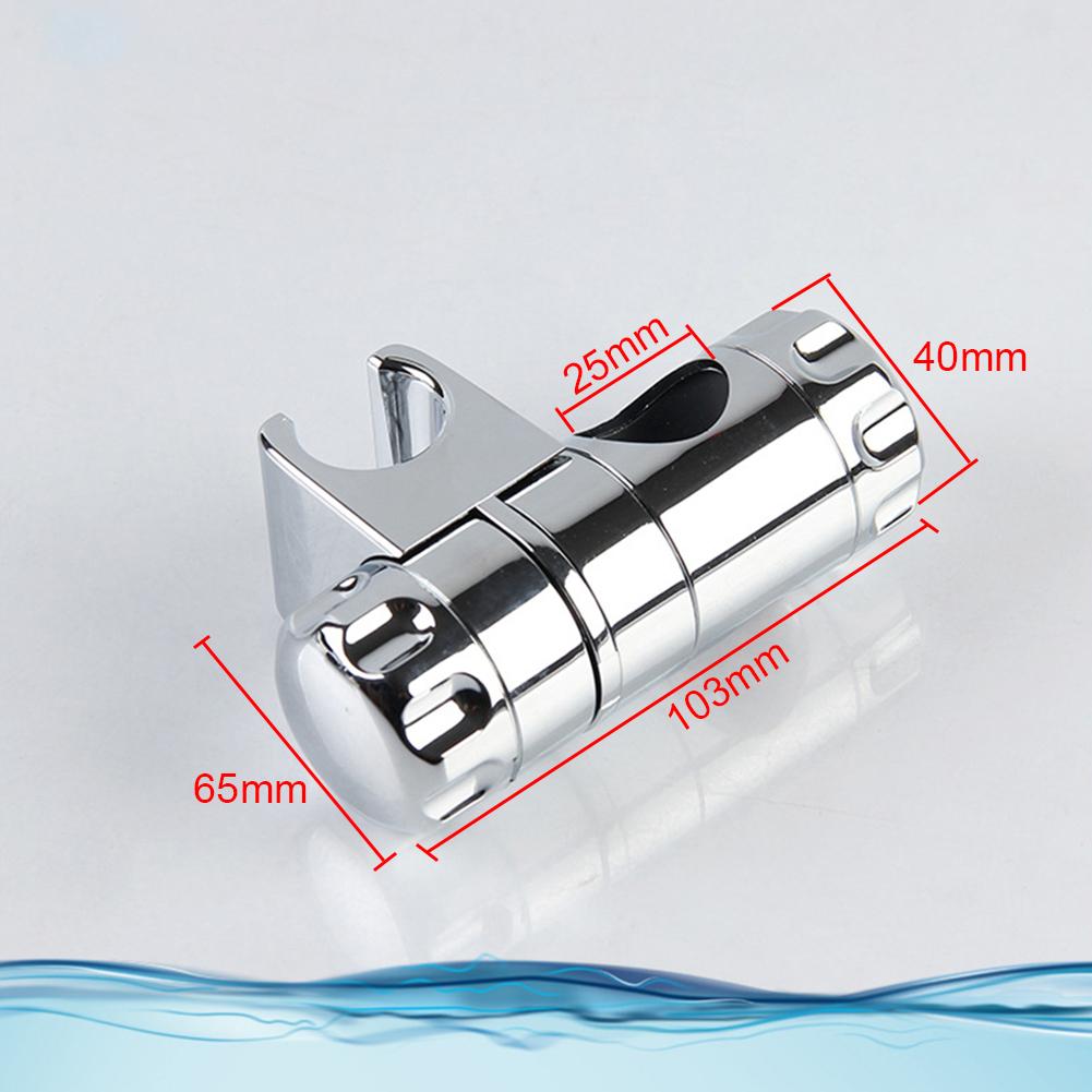 Universal Shower Bracket Bathroom Shower Rail Holder 20~25mm ABS Chrome Shower Head Holder Adjustable Bathroom Accessories