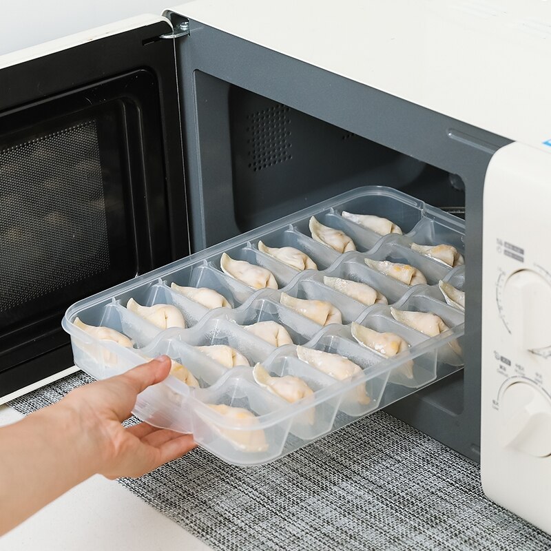 Multi-layer Dumplings Container Plastic Voedsel Doos Thuis Keuken Verse Luchtdichte Doos Koelkast Organizer