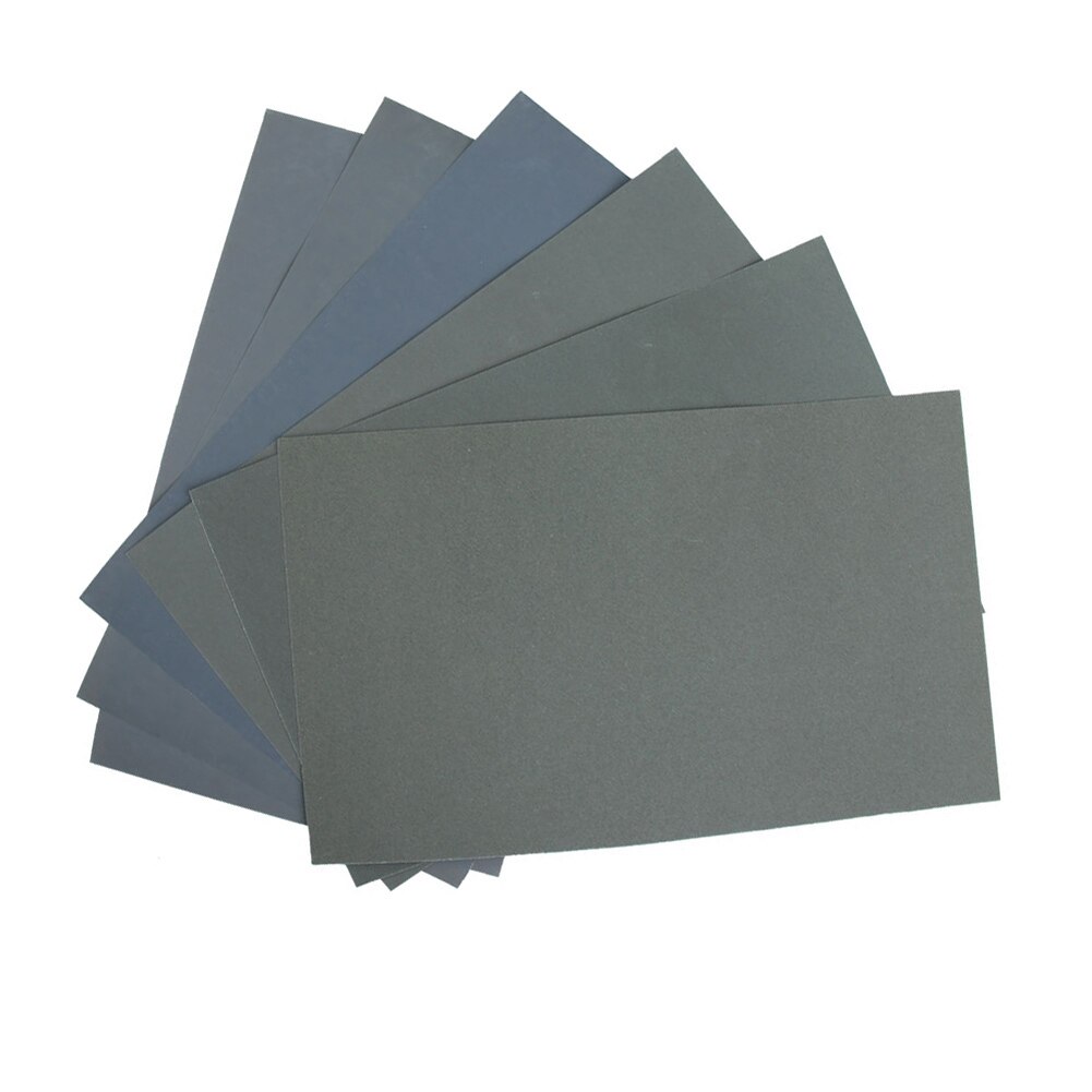 6 Pcs/Set Sand Paper Waterproof Abrasive Papers P600/1000/1200/1500/2000/2500: 6pcs