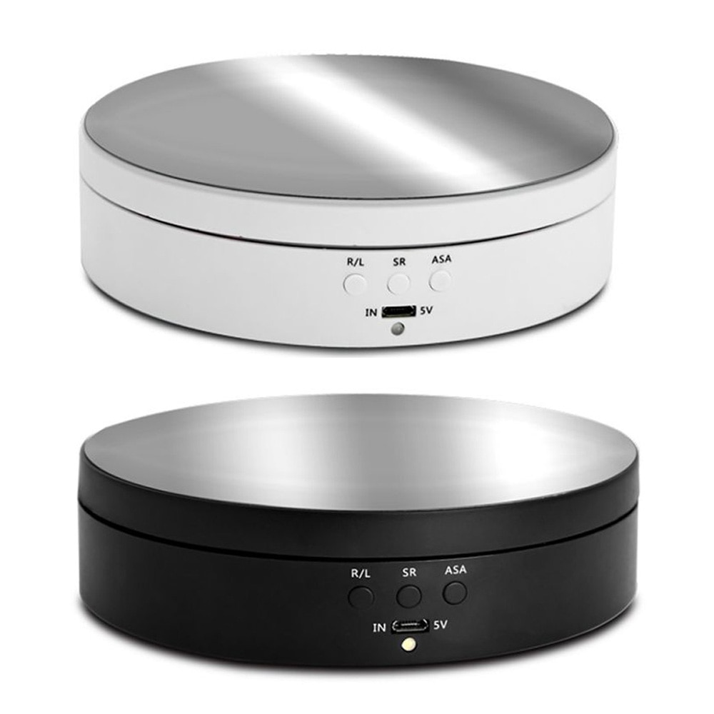 Base de exhibición de productos, plato giratorio eléctrico de 360 grados para fotografía, plataforma giratoria automática, perfecta