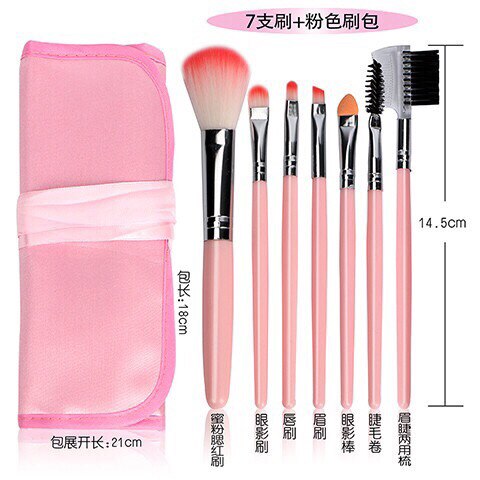 8 teile/satz Mädchen Schönheit werkzeuge + tasche Prinzessin rosa machen-hoch-Werkzeug vorgeben spielzeug freundlicher