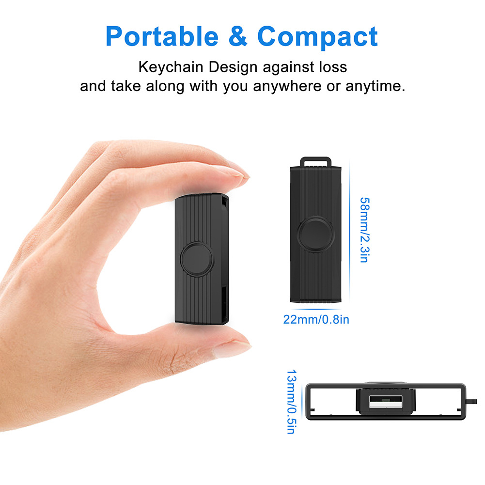 Lector de tarjetas inteligentes SIM USB, adaptador de tarjeta Flash compacto para ordenador portátil, ISO 7816, Windows XP