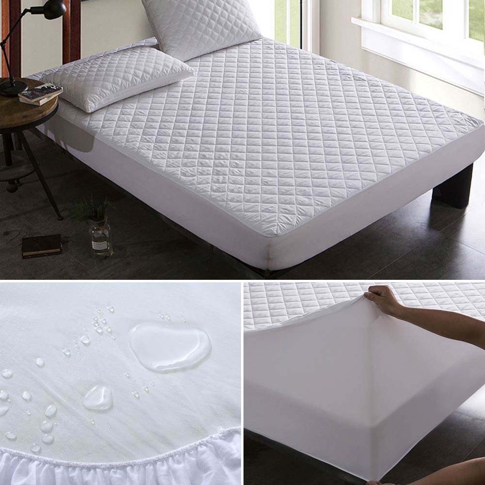 Svetanya Waterdichte Hoeslakens Schuren Dikke Matras Cover Protector Single Twin Volledige Queen King Size (Geen Kussensloop)