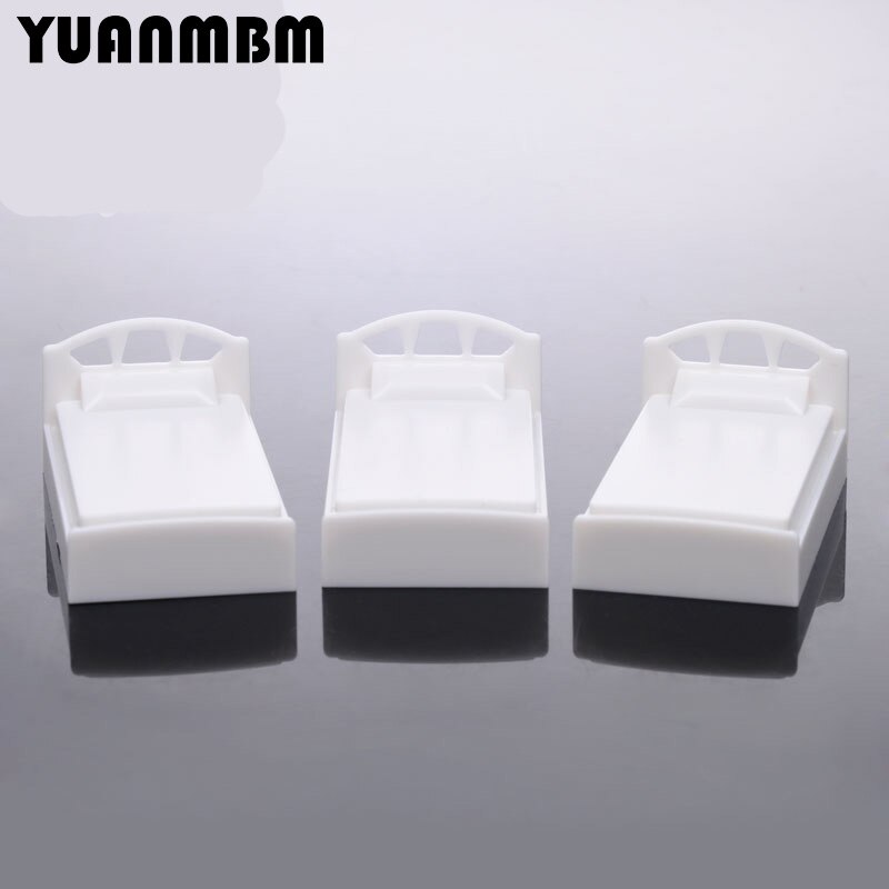 4pcs DIY sand table model material/1:50 single bed model/miniature furniture/technology model parts/DIY toy accessories